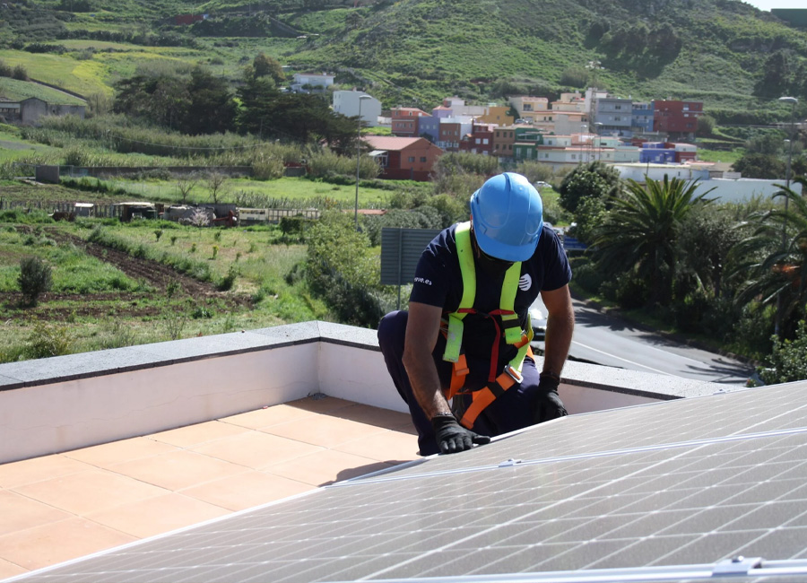 paneles solares aislados