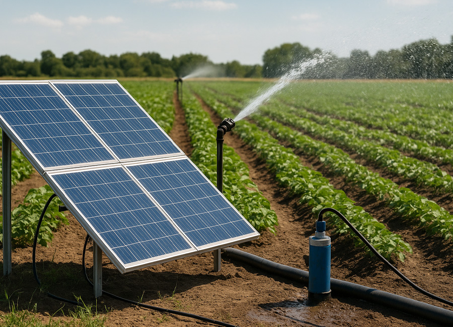 paneles solares para bombeo de agua