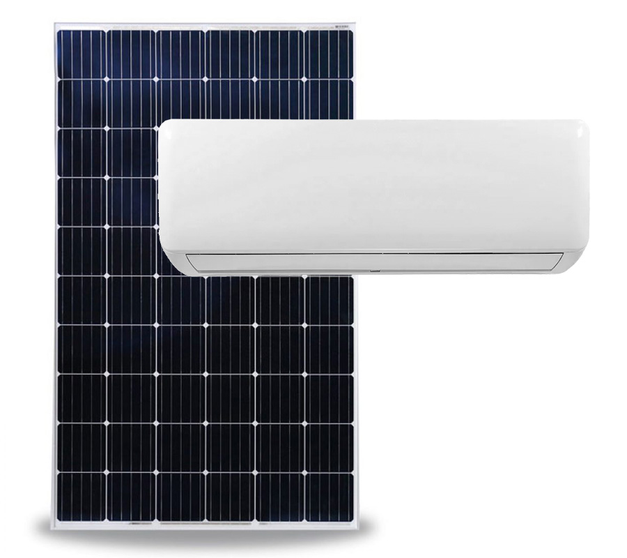 paquetes de minisplits y paneles solares